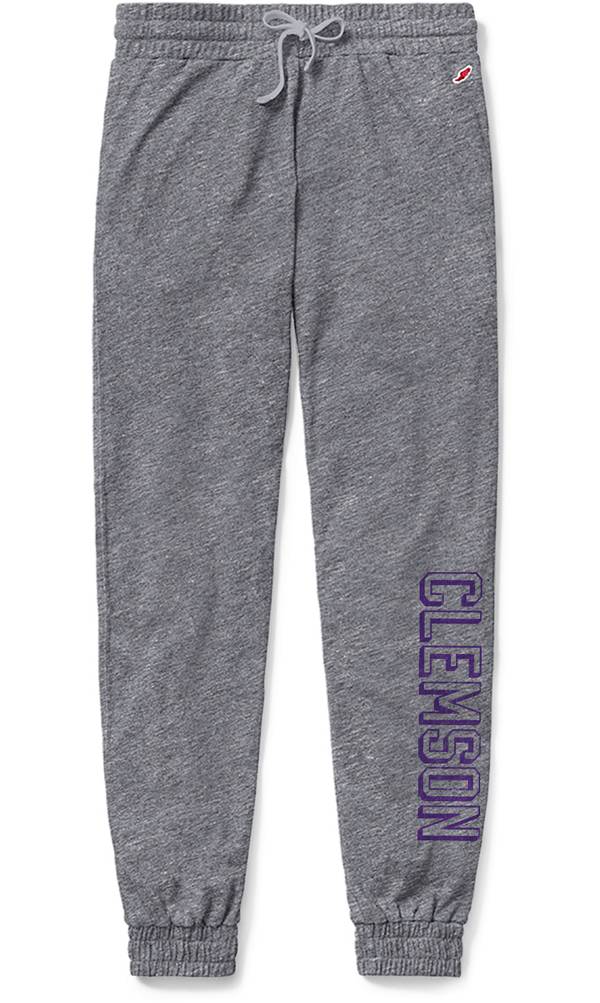 League-Legacy Women's Clemson Tigers Grey Victory Springs Intramural Joggers