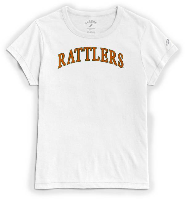 League-Legacy Women's Florida A&M Rattlers White ReSpin T-Shirt product image