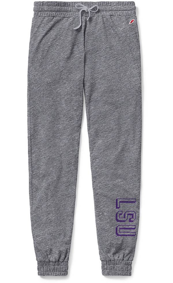 League-Legacy Women's LSU Tigers Grey Victory Springs Intramural Joggers