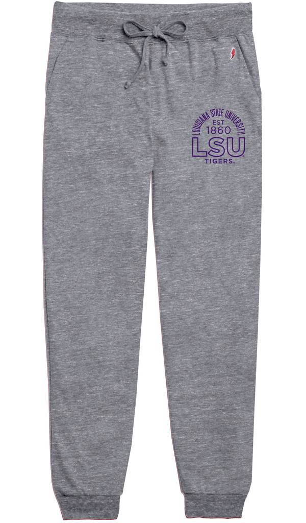 League-Legacy Women's LSU Tigers Grey Intramural Joggers