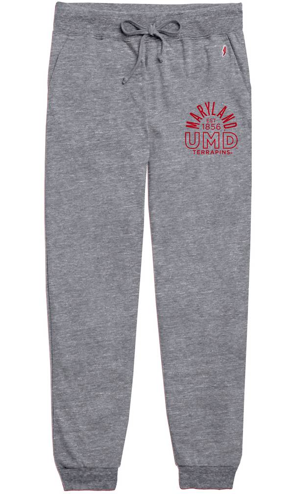 League-Legacy Women's Maryland Terrapins Grey Intramural Joggers