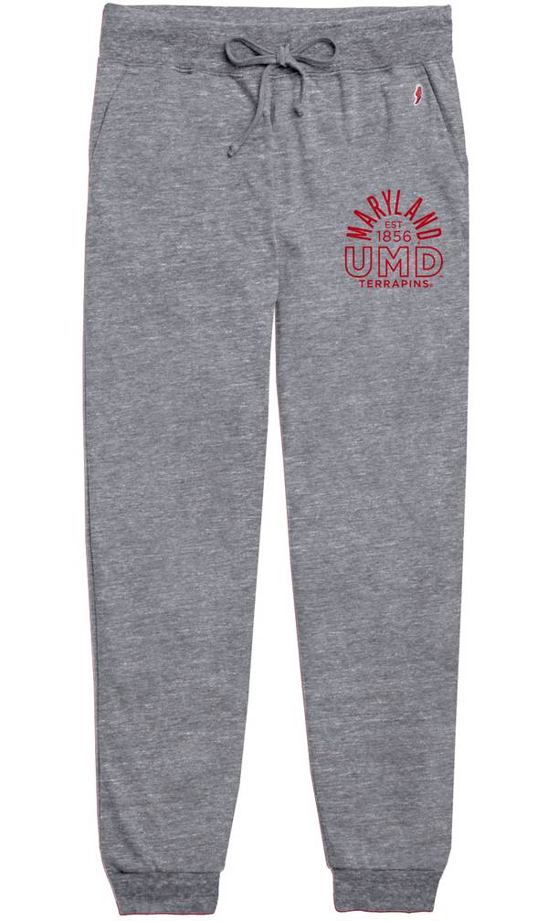League-Legacy Women's Maryland Terrapins Grey Intramural Joggers product image