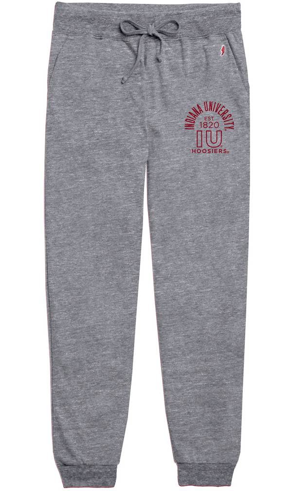 League-Legacy Women's Indiana Hoosiers Grey Intramural Joggers