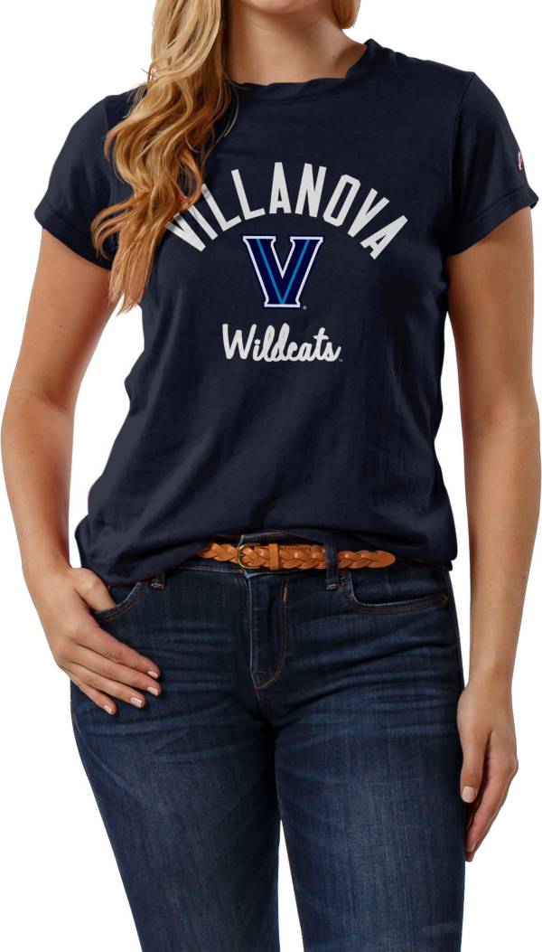 League-Legacy Women's Villanova Wildcats Navy Respin T-Shirt