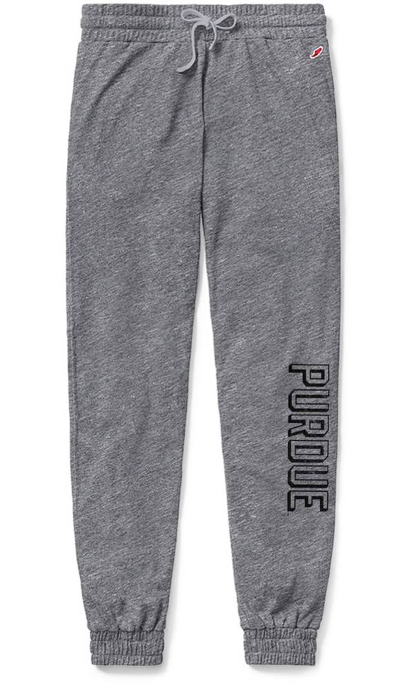 League-Legacy Women's Purdue Boilermakers Grey Victory Springs Intramural Joggers