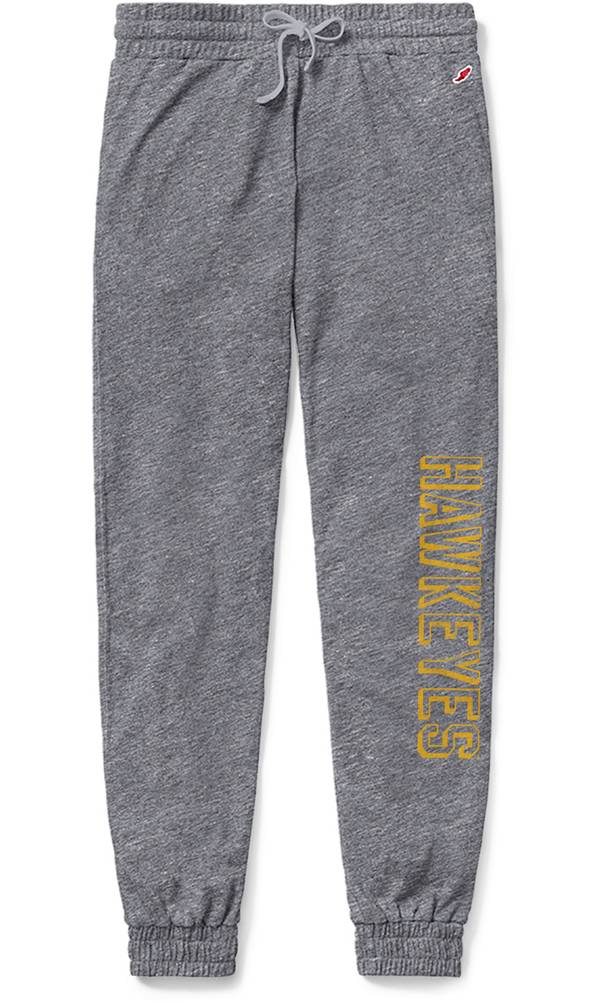 League-Legacy Women's Iowa Hawkeyes Grey Victory Springs Intramural Joggers