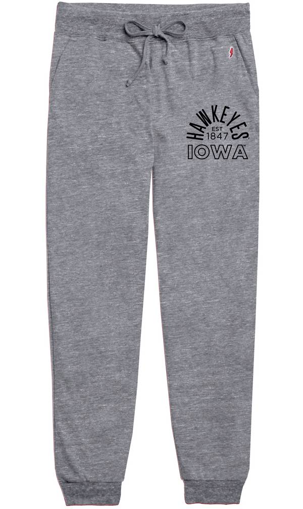 League-Legacy Women's Iowa Hawkeyes Grey Intramural Joggers