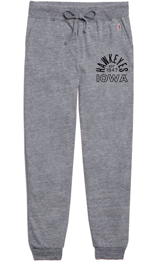 League-Legacy Women's Iowa Hawkeyes Grey Intramural Joggers product image