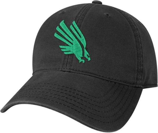 League-Legacy Youth North Texas Mean Green Relaxed Twill Adjustable Black Hat