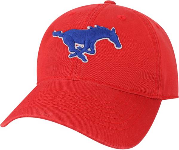 League-Legacy Youth Southern Methodist Mustangs Red Relaxed Twill Adjustable Hat