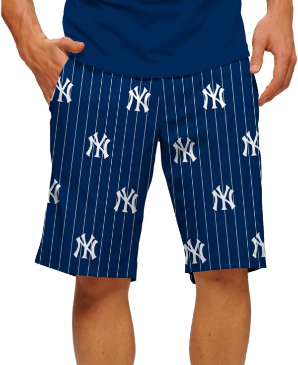 Loudmouth Men's New York Yankees Pinstripe Stretchtech Golf Shorts