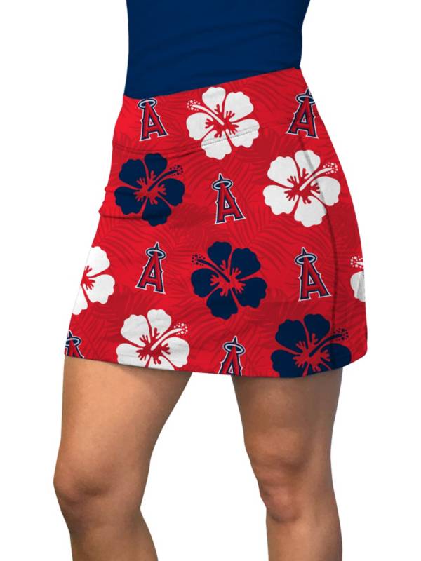 Loudmouth Golf Women's Los Angeles Angels Red Performance Golf Skort