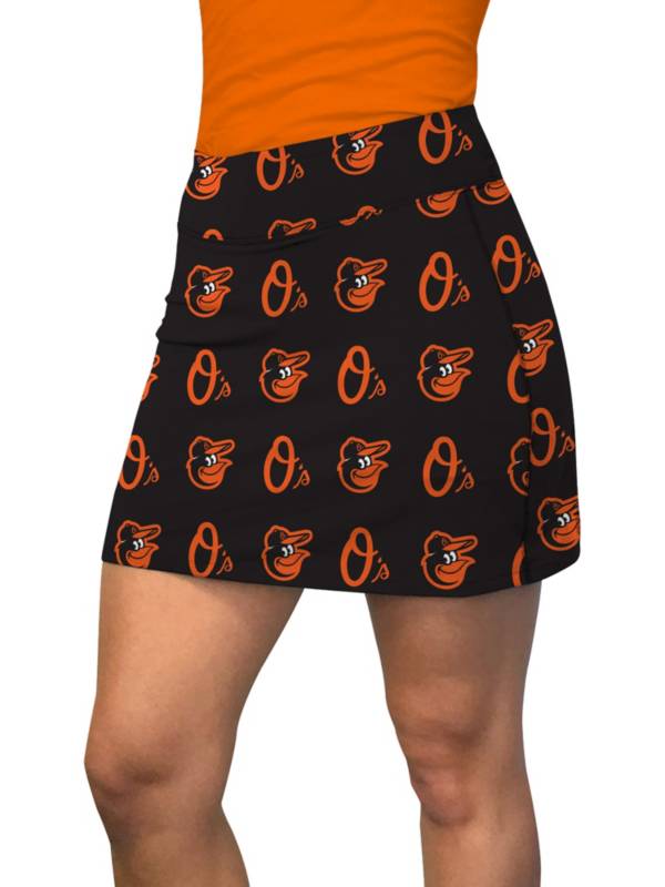 Loudmouth Golf Women's Baltimore Orioles Black Performance Golf Skort