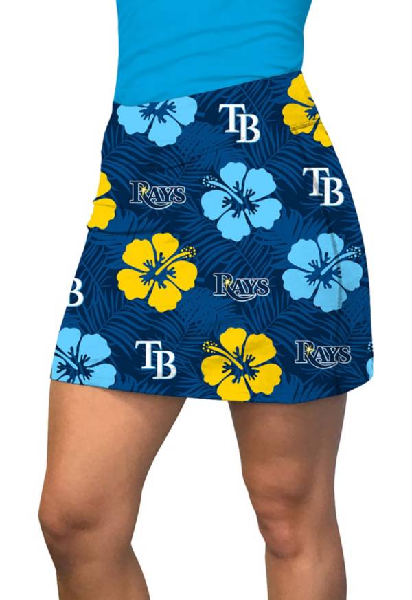 Loudmouth Golf Women's Tampa Bay Rays Navy Performance Golf Skort