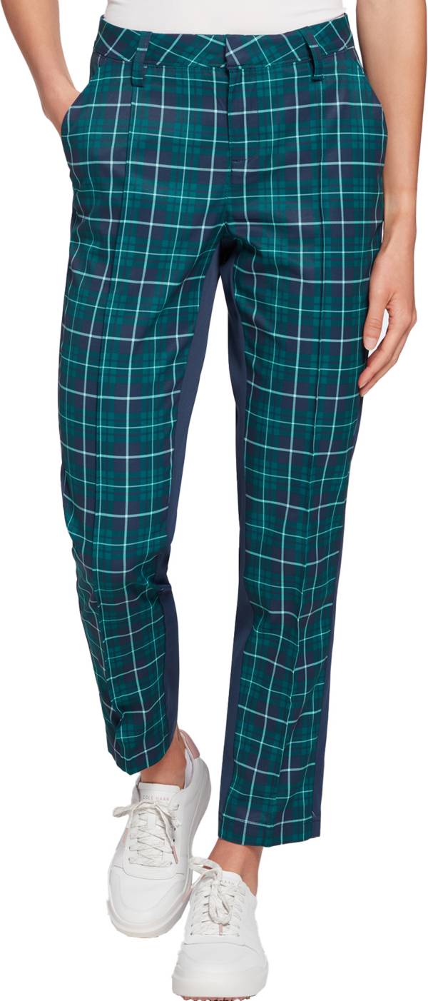 Lady Hagen Women's Colorblock Plaid Golf Pants