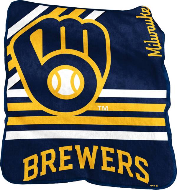 Logo Brands Milwaukee Brewers Frosty Fleece Blanket Dick's Sporting Goods