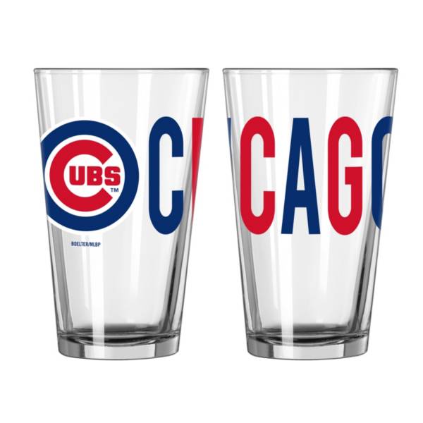 Logo Chicago Cubs 16 oz. Overtime Pint Glass