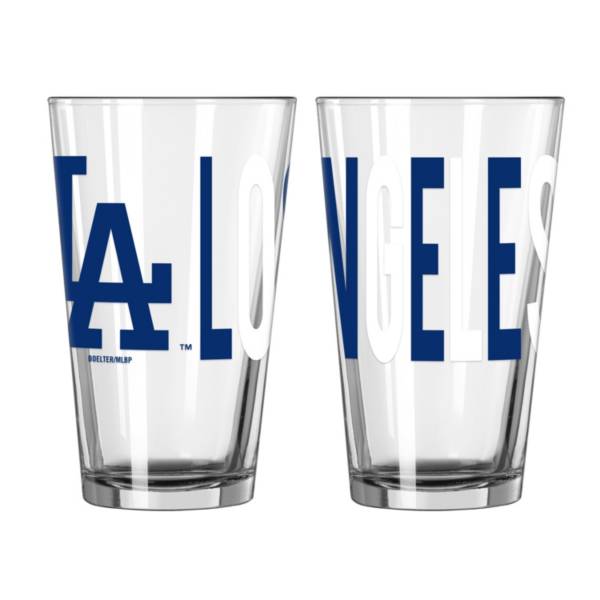 Logo Los Angeles Dodgers 16 oz. Overtime Pint Glass