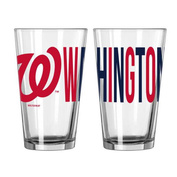 Logo Washington Nationals 16 oz. Overtime Pint Glass product image