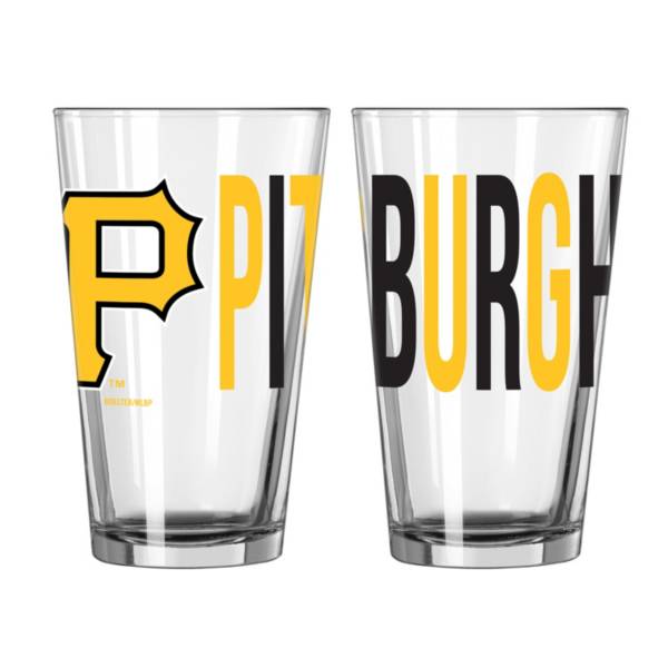 Logo Pittsburgh Pirates 16 oz. Overtime Pint Glass