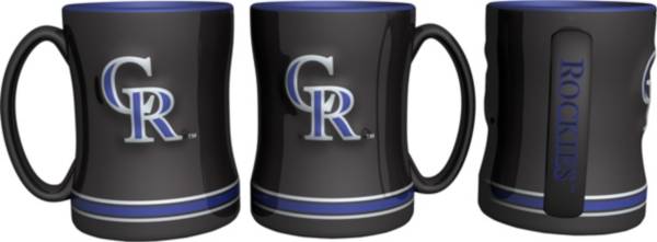 Logo Colorado Rockies 14oz. Relief Mug