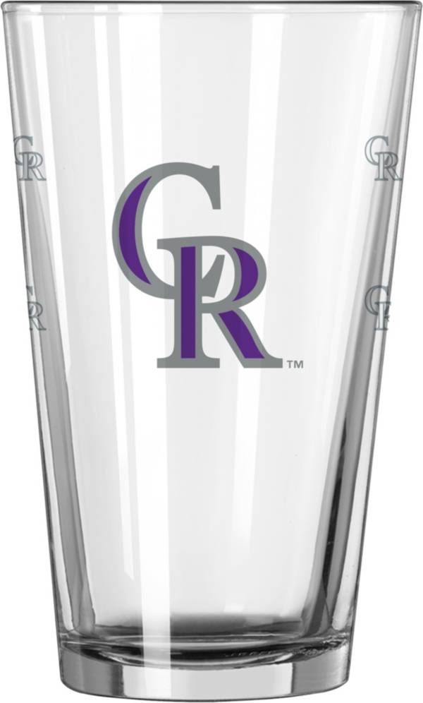 Logo Colorado Rockies 16oz. Gameday Pint Glass