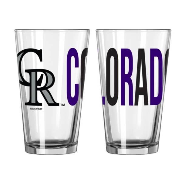 Logo Colorado Rockies 16 oz. Overtime Pint Glass