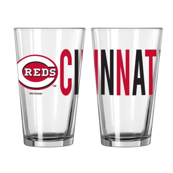 Logo Cincinnati Reds 16 oz. Overtime Pint Glass