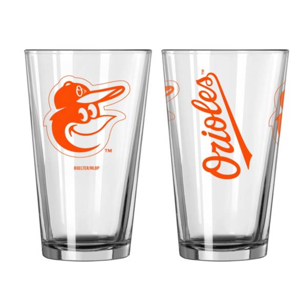 Logo Baltimore Orioles 16oz. Pint Glass
