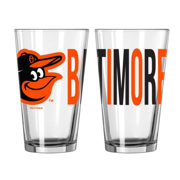 Logo Baltimore Orioles 16 oz. Overtime Pint Glass