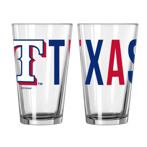 Logo Texas Rangers 16 oz. Overtime Pint Glass product image