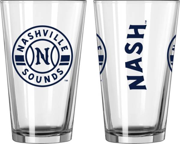 Logo Nashville Sounds 16 oz. Pint Glass