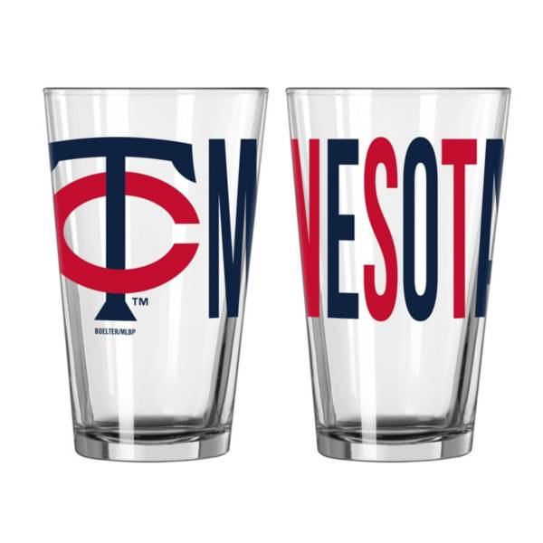 Logo Minnesota Twins 16 oz. Overtime Pint Glass