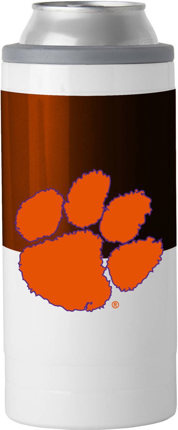Logo Clemson Tigers 12 oz. Slim Can Coozie