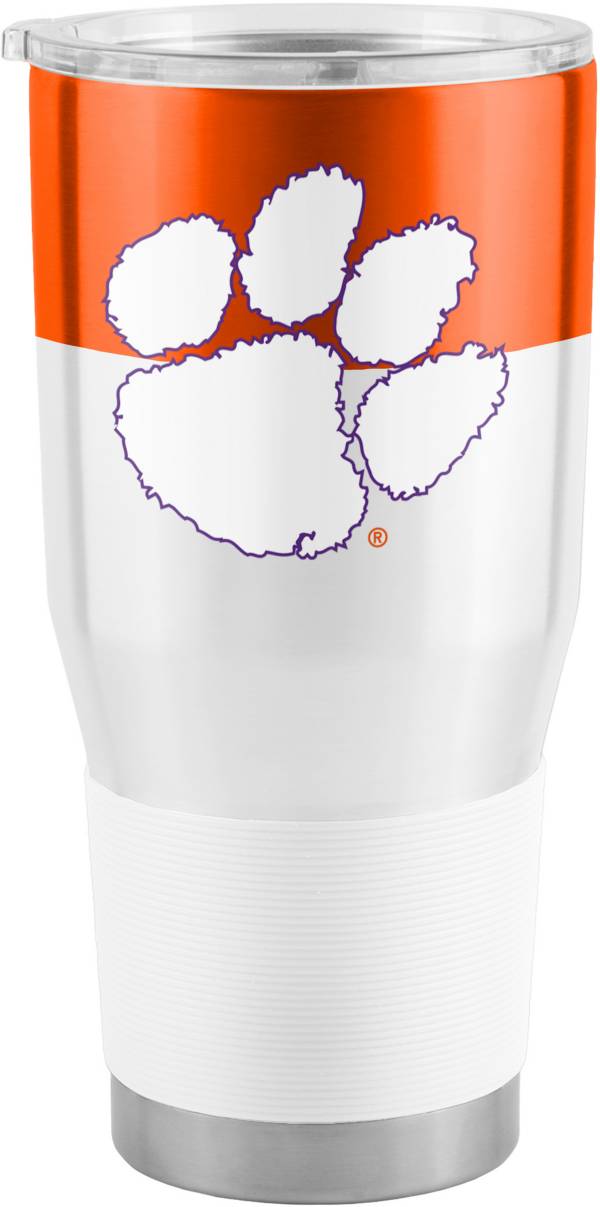 Logo Clemson Tigers Color Block 30 oz. Tumbler