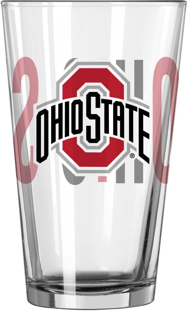 Logo 2021 Ohio State Buckeyes 16oz. Overtime Pint Glass