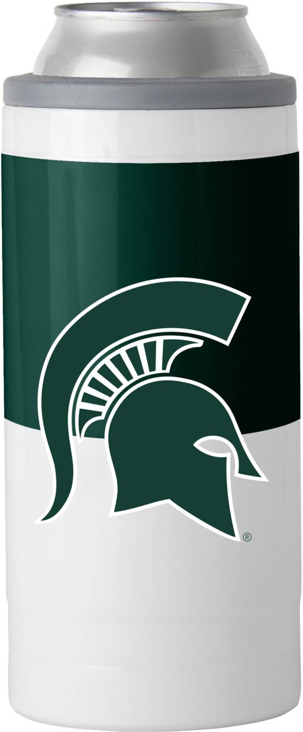 Logo Michigan State Spartans 12 oz. Slim Can Coozie