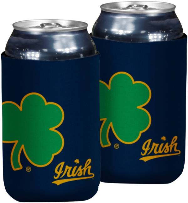 NCAA Notre Dame Fighting Irish Flat Drink Coozie 