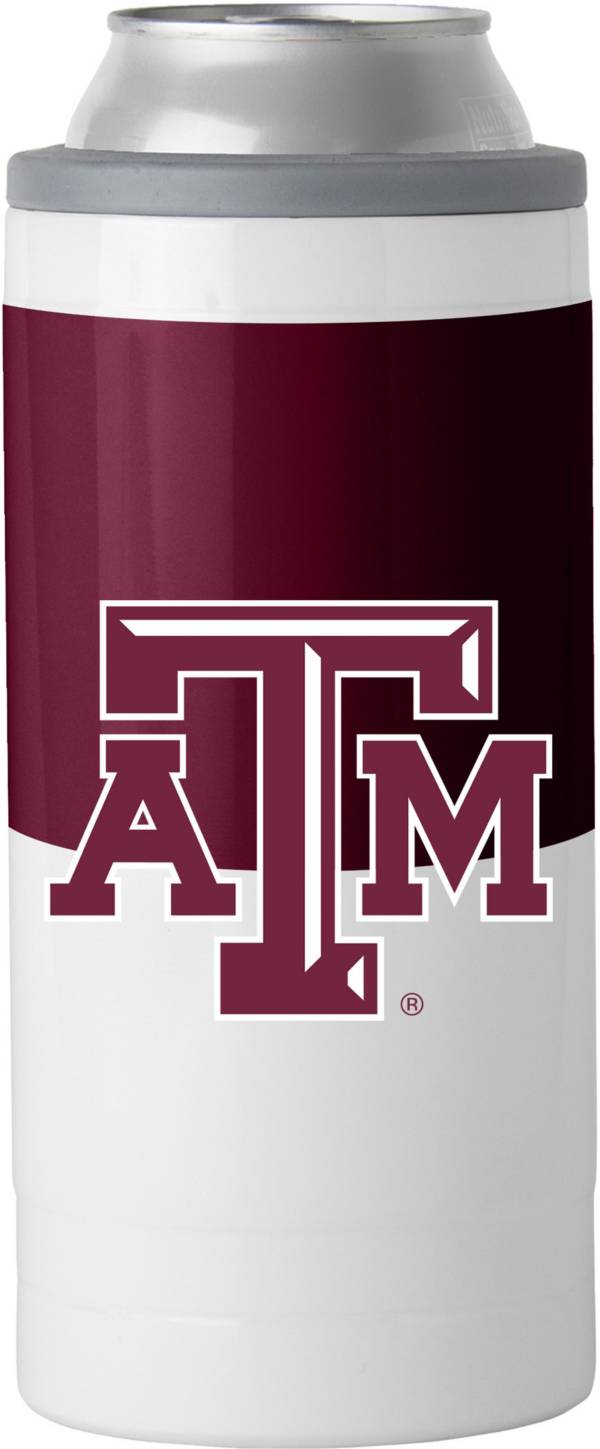 Logo Texas A&M Aggies 12 oz. Slim Can Coozie