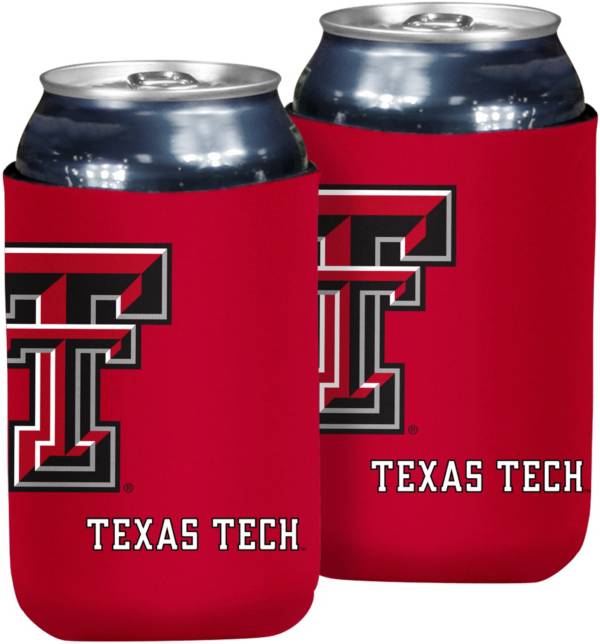 Logo Texas Tech Red Raiders Flat Can Coozie