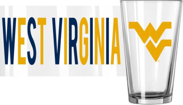 West Virginia Mountaineers 16oz. Pint Glass