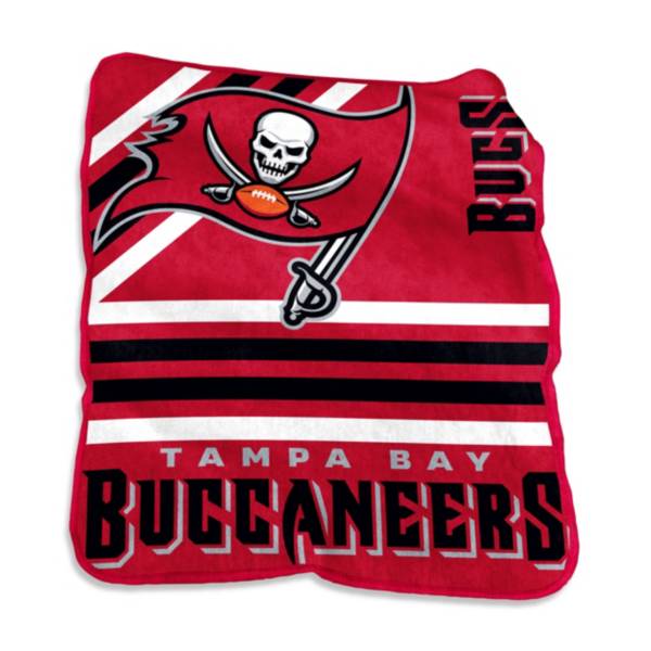 Logo Tampa Bay Buccaneers Raschel Throw