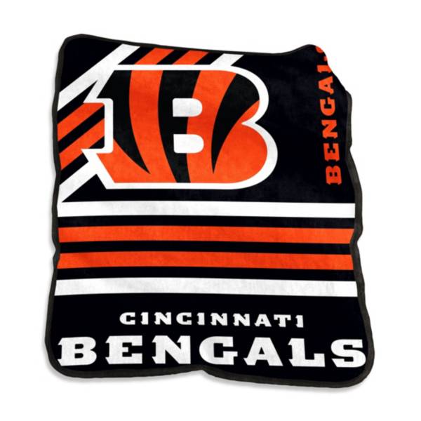 Logo Cincinnati Bengals Raschel Throw