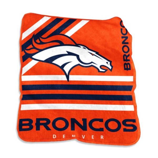 Logo Denver Broncos Raschel Throw