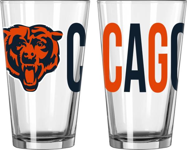 Logo Chicago Bears 16 oz. Pint Glass