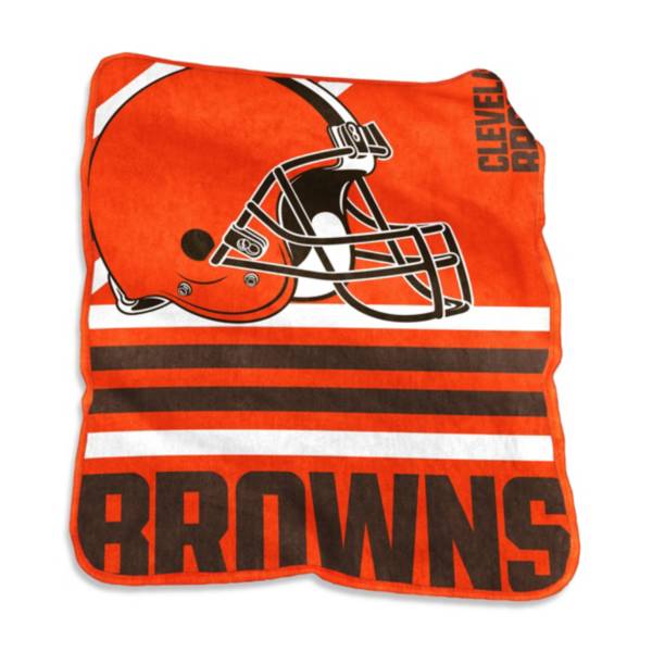 Logo Cleveland Browns Raschel Throw