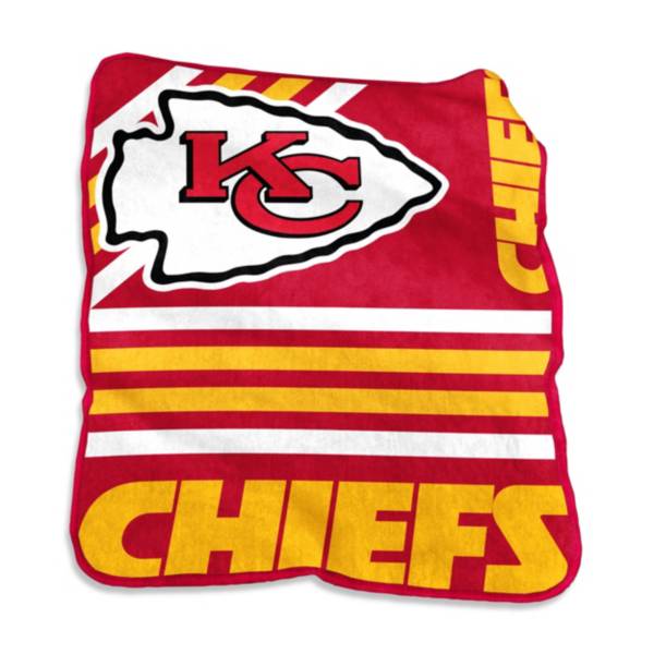 Logo Kansas City Chiefs Raschel Throw