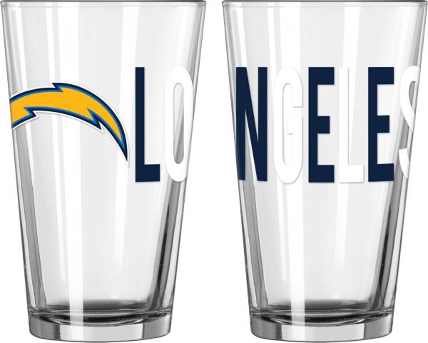 Logo Los Angeles Chargers 16 oz. Pint Glass