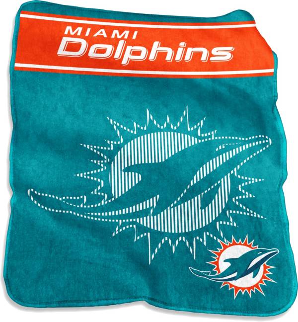 Logo Miami Dolphins Raschel Throw product image