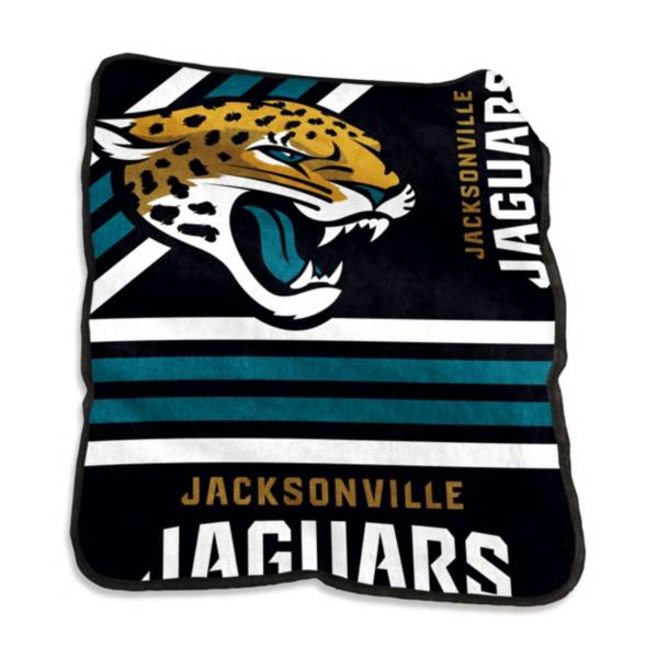 Logo Jacksonville Jaguars Raschel Throw